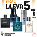 14 - 5 PERFUMES + 1 REGALO (Eros+bleu+ sauvage+212 nyc+acqua di gio)