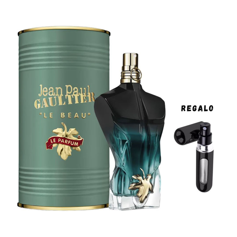 072 - 4 PERFUMES JEAN PAUL + 4 REGALO (Le Male - Ultra Male -Elixir -Le Beau Le Parfum + perfumeros)