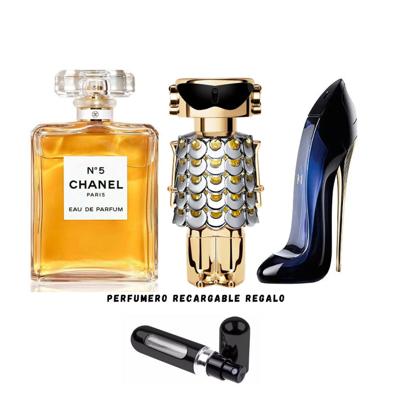 020 - 3 PERFUMES +REGALO (Good Girl, Chanel