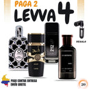 20- 4 PERFUMES +REGALO (Asad, Orientica Oud Saffron, 212 Vip Black, Bharara King Mas Perfumero Recargable)