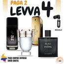 22 - 4 PERFUMES + REGALO (VIP black+bleu+one million+invictus+perf)