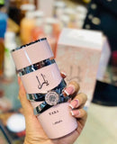 03 - 4 PERFUMES + 1 REGALO (Yara+212 vip rose+jadore+lady million + Perfumero)