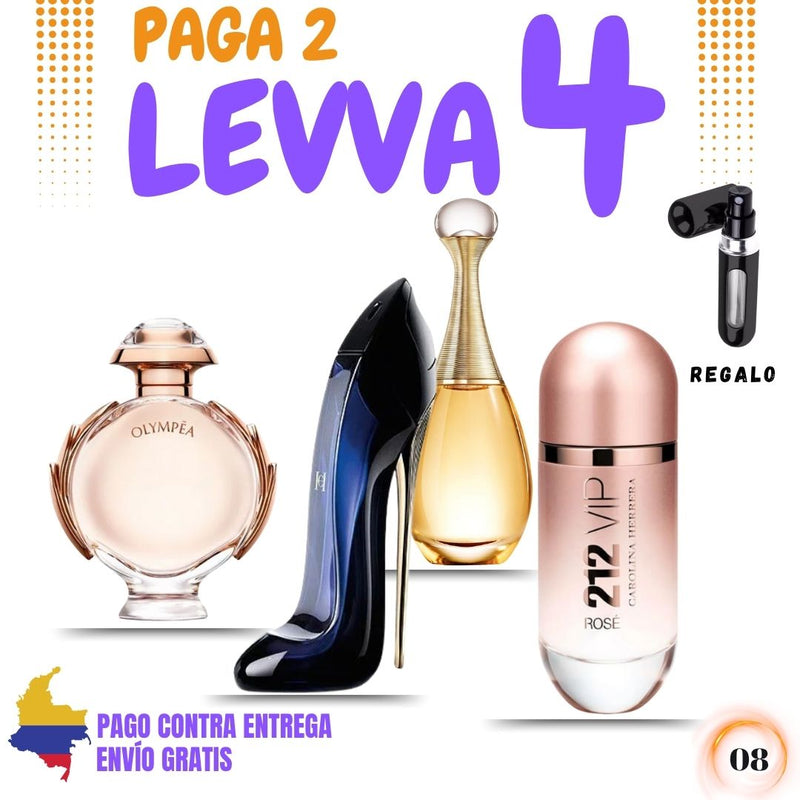 08 - 4 PERFUMES + REGALO