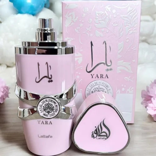 30- 4 PERFUMES + 1 REGALO (Velvet gold+oud Saffron+ asad+Yara)