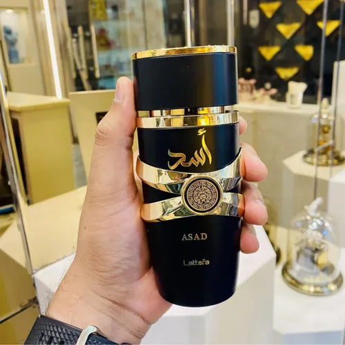 35 - 4 PERFUMES + 1 REGALO (Club+ Asad+ khamrah+Oud saffron + Perfumero)