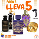 37 - 5 PERFUMES + 1 REGALO (Nomade+ Montale+ Amethyst + Velvet + Lady + Perfumero)
