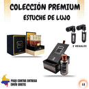 41 - 2 PERFUMES ARABES estuche de lujo + 2 REGALOS (Bharara King & Khamrah + Perfumero)