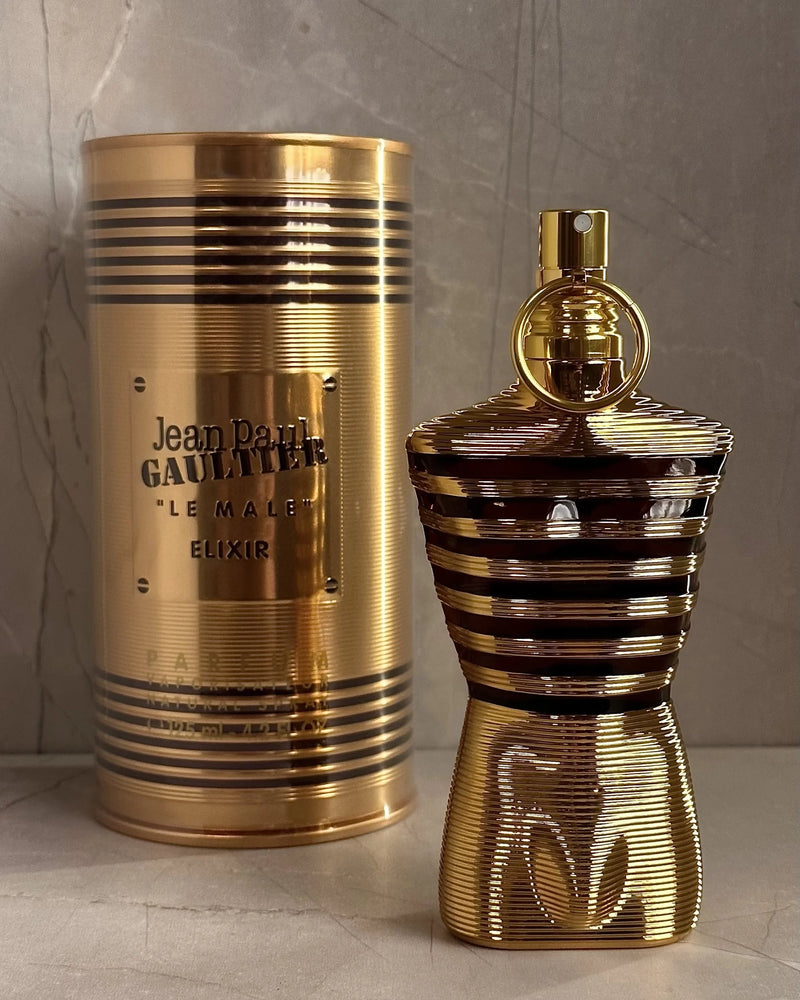 072 - 4 PERFUMES JEAN PAUL + 4 REGALO (Le Male - Ultra Male -Elixir -Le Beau Le Parfum + perfumeros)