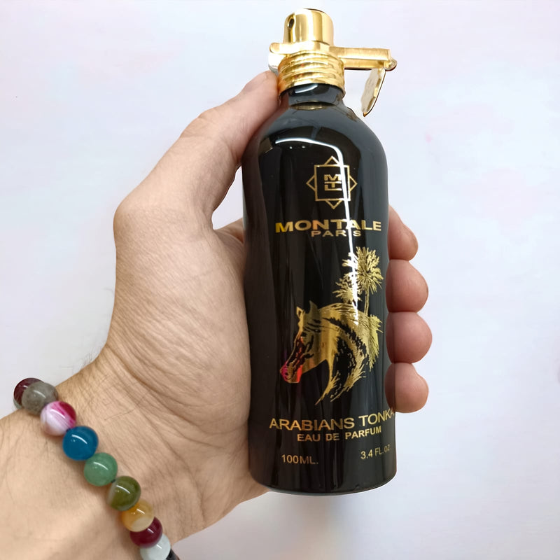 23 -4 PERFUMES +REGALO (Asad+ombre nomade+tonka+Al Haramain + perfumero)