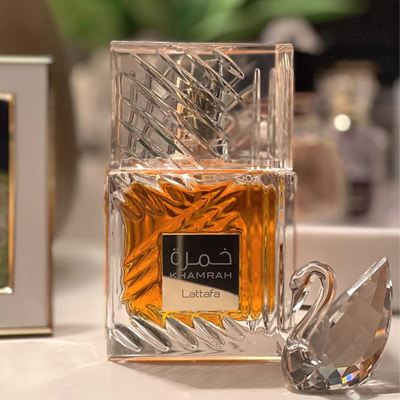 081 - 4 PERFUMES + REGALO (Khamrah -  Montale -Scandal -Asad + Perfumero)