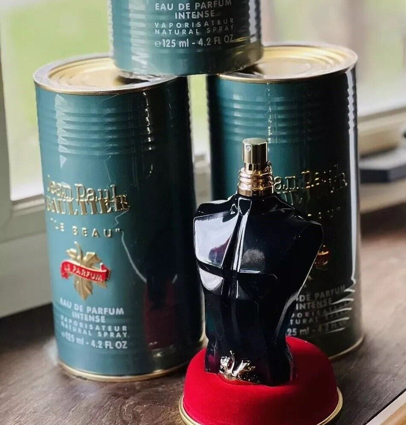 072 - 4 PERFUMES JEAN PAUL + 4 REGALO (Le Male - Ultra Male -Elixir -Le Beau Le Parfum + perfumeros)