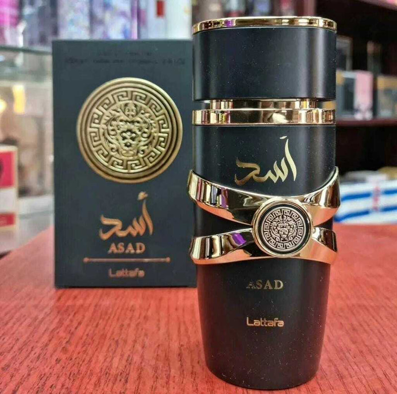 073 - 4 PERFUMES + 1 REGALO (Club de nuit+oud saffron+asad+bharara)